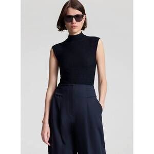 NEW A.L.C. jada knit top in navy